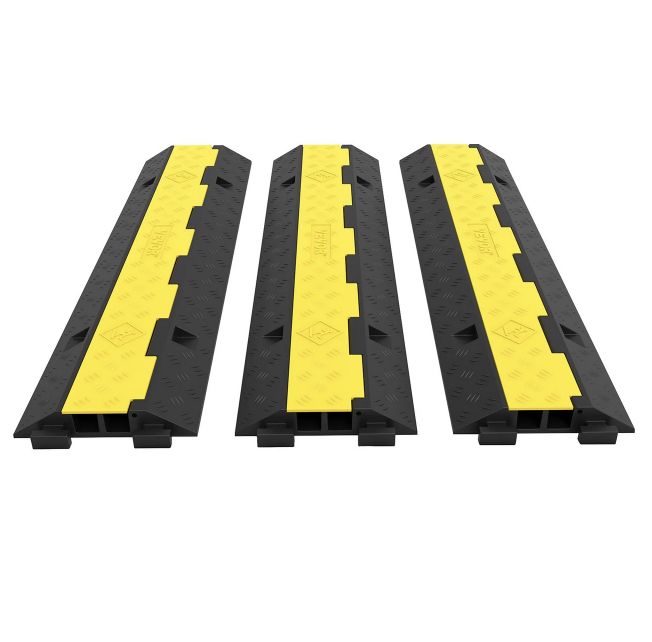 🔌🚗 3x Vevor Kabelbrücke (101 x 24,5 x 5 cm) mit 2 Kanälen für 31,75€ (statt 40€)