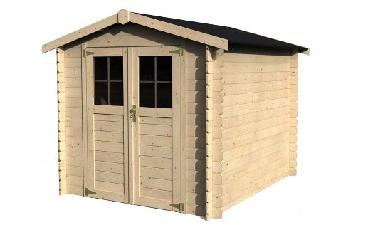🏠 Décor et Jardin Blockbohlenhaus Milo Fichte 231x243cm für 679€ (statt 869€)