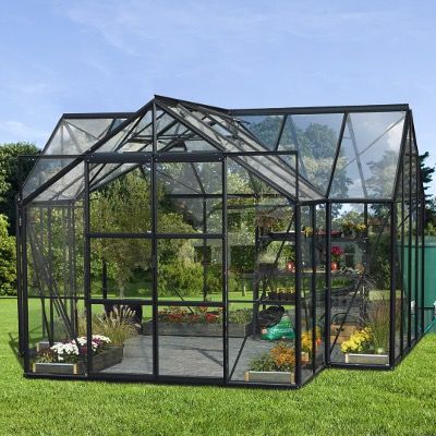 🏠 Vitavia Gewächshaus Sirius Orangerie 381x381cm mit Sicherheitsglas für 1.999€ (statt 2.400€)