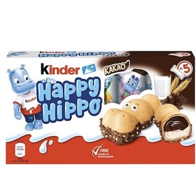 🤤 5x 20,7g kinder Happy Hippo Kakao Waffelspezialität für 1,69€