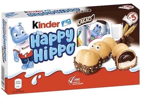 🤤 5x 20,7g kinder Happy Hippo Kakao Waffelspezialität für 1,69€