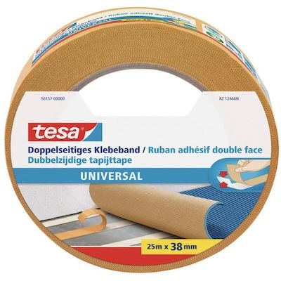 tesa Universal Doppelseitiges Klebeband mit 25m x 38mm für 7,27€ (statt 11€)