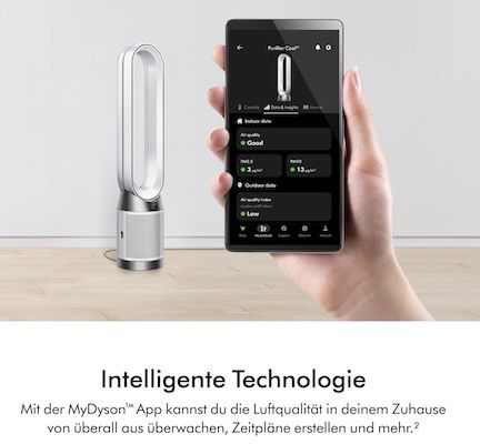 💨 Dyson Purifier Cool™ PC1 Turmventilator für 349€ (statt 399€)