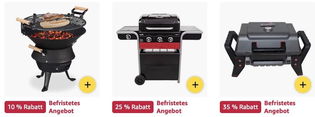 🤤🥩 Amazon: Grills und Zubehör im Sale z.B. Weber Spirit E 210 Gasgrill für 328€ (statt 373€)