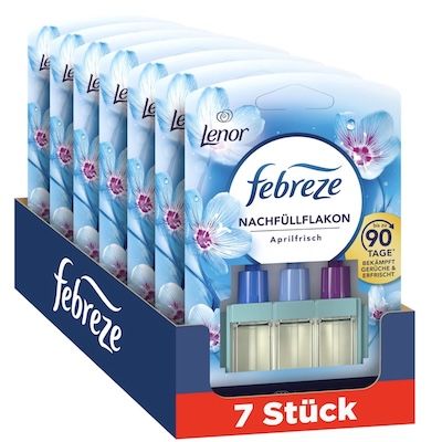 🌼 7x20ml Febreze 3Volution Aprilfrisch Duftstecker Nachfüllflakon für 28,70€ (statt 36€)