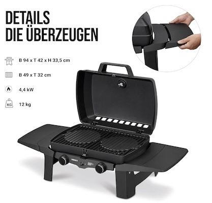🍖 Enders Gasgrill Urban II   Tischgrill mit 2 Brennern für 129,99€ (statt 145€)