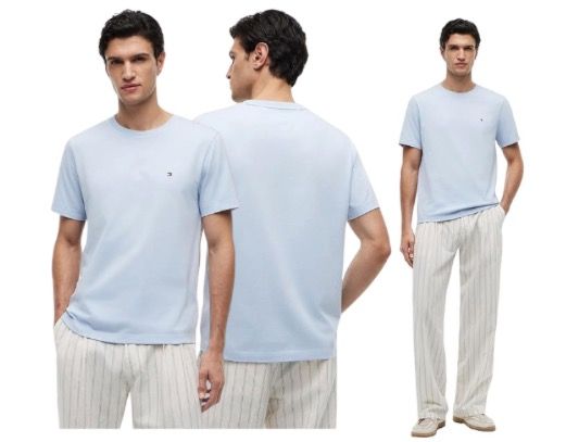 🔝 Tommy Hilfiger Herren T Shirt Kurzarm Seasonal Solid Tee für 23,99€ (statt 31€)