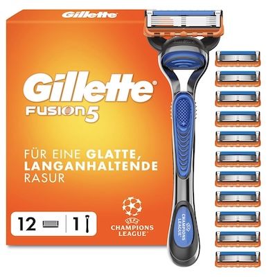 🪒 Gillette Fusion5 Herren Rasierer UEFA Special Edition für 33,81€ (statt 42€)