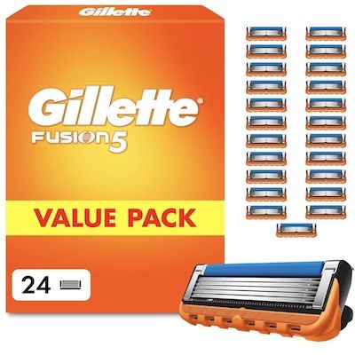 🪒 24x Gillette Fusion5 Herren Rasierklingen ab 56,85€ (statt 72€) – 2,37€ pro Stück