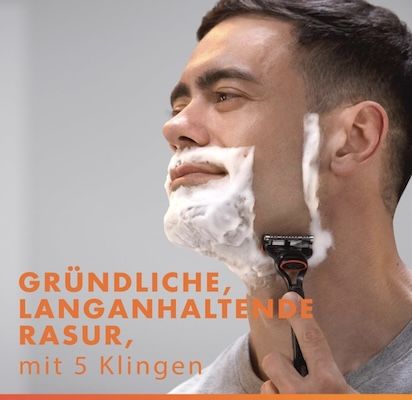 🪒 24x Gillette Fusion5 Herren Rasierklingen ab 56,85€ (statt 72€)   2,37€ pro Stück