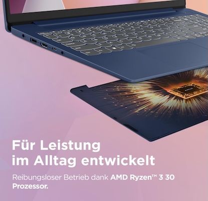 💻 Lenovo IdeaPad Slim 3 – 15.6 Laptop mit 8/512GB für 349,99€ (statt 446€)
