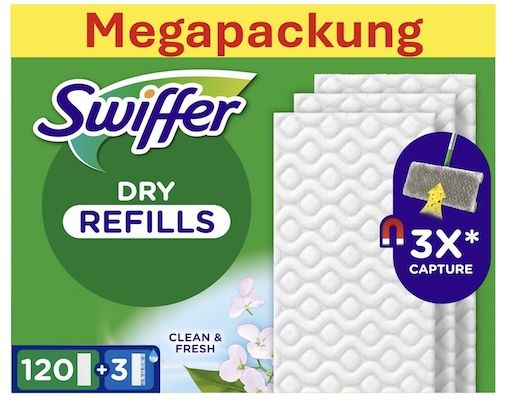 Swiffer Bodenwischer Nachfüllpackung für 14,99€ (statt 20€) Swiffer Bodenwischer Nachfüllpackung für 14,99€ (statt 20€)