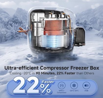 🥶 AAOBOSI Kompressor Kühlbox mit 95L & -20°C bis +20°C für 398,99€ (statt 474€) 🥶 AAOBOSI Kompressor Kühlbox mit 95L & 20°C bis +20°C für 398,99€ (statt 474€)