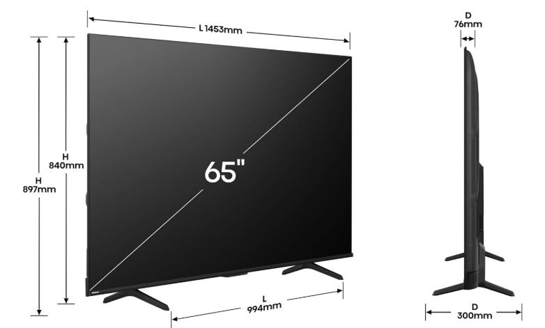 📺 Hisense 65E7Q PRO 65″ UHD QLED TV mit 144Hz für 499€ (statt 559€)