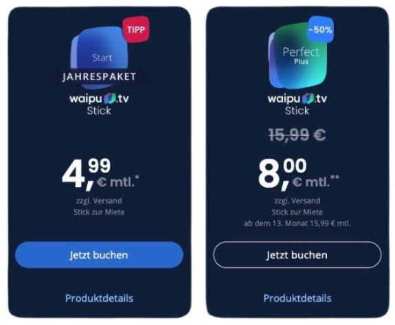 🇩🇪⚽️ WM Aktion: waipu.tv + neuem TV Stick nur 4,99€ mtl (statt 10€)