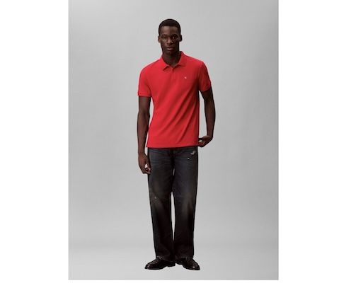🔴👕 Calvin Klein Herren Monogram Pique Kurzarm Poloshirt für 35,95€ (statt 52€)