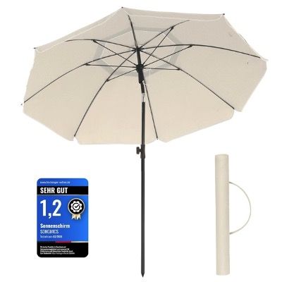 🌞 SONGMICS Sonnenschirm (160 cm) mit UPF 50+ für 18,99€ (statt 24€)