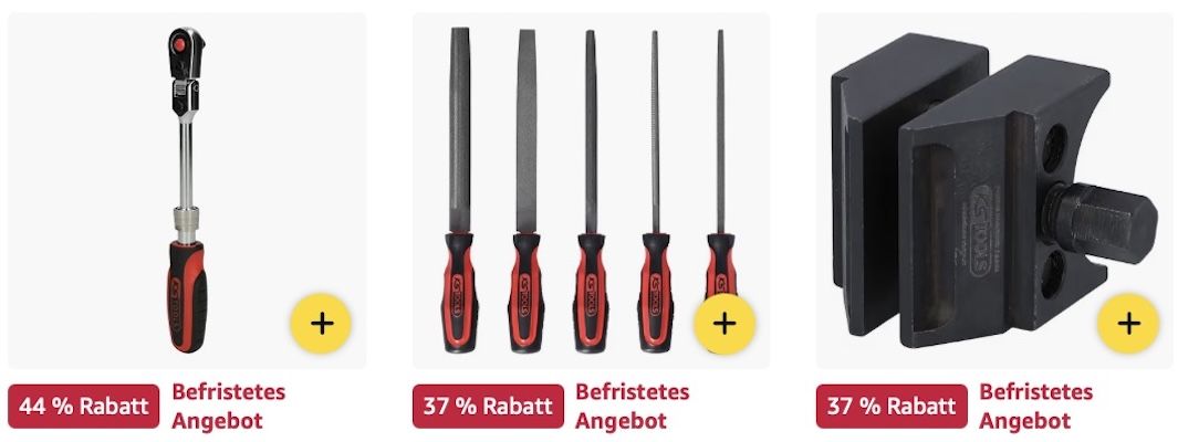 🔝⚒️ Amazon: KS Tools im Big Sale z.B. 100 tlg. Werkzeugset im Koffer für 491€ (statt 568€)