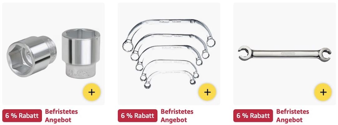 🔝⚒️ Amazon: KS Tools im Big Sale z.B. 100 tlg. Werkzeugset im Koffer für 491€ (statt 568€)