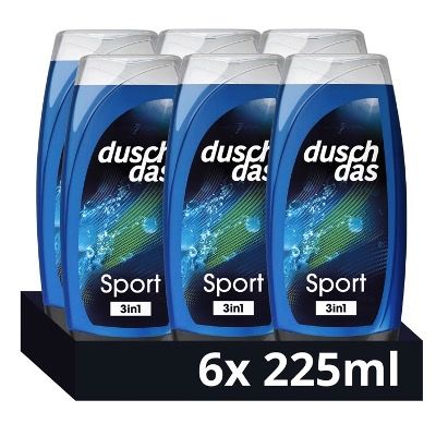 🚿 6er Pack Duschdas Sport 3-in-1 Duschgel & Shampoo ab 5,41€ (statt 11€)