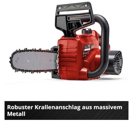 🪵 Einhell Akku Kettensäge + 4 Ah Akku und Ladegerät für 82,49€ (statt 110€)