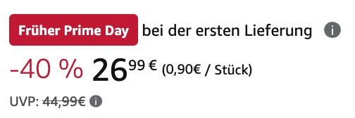 🍋💊 Vitasprint B12 Trinkfläschchen 30 Stück ➡️ Vitamin B12 und Eiweiß ab 26,99€ (statt 34€)