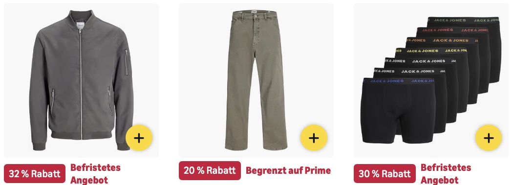 🔝🤑👕 Amazon: Jack & Jones im frühen Prime Day Sale z.B. AM 816 Jeans für 24€ (statt 29€) 🔝🤑👕 Amazon: Jack & Jones im frühen Prime Day Sale z.B. AM 816 Jeans für 24€ (statt 29€)