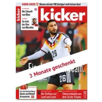 ⚽ 13 Ausgaben vom Kicker Abo direkt komplett gratis (statt normal 74€)