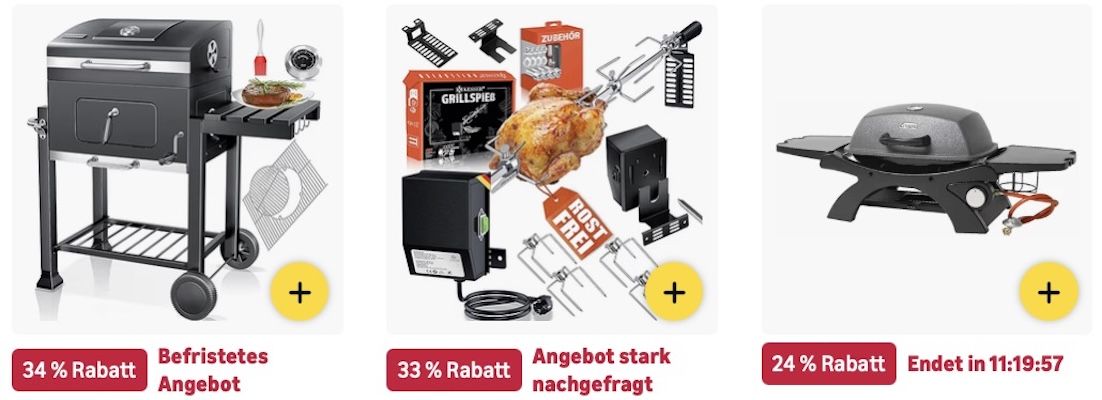 đ€€đ„© Amazon: Grills und Zubehör im Sale z.B. đ„© Campingaz Gasgrill fĂŒr 348⏠(statt 410âŹ) đ€€đ„© Amazon: Grills und Zubehör im Sale z.B. đ„© Campingaz Gasgrill fĂŒr 348⏠(statt 410âŹ)