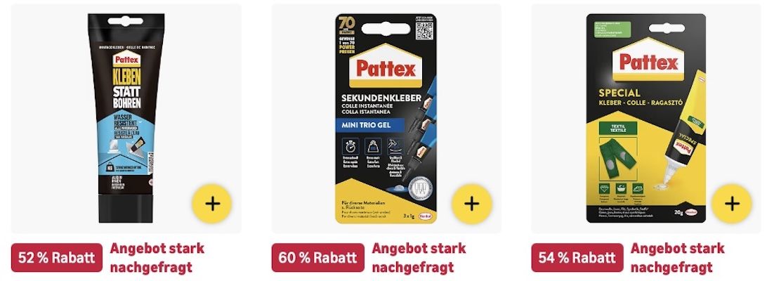 👨🏻‍🔧 Amazon: Bis zu  60% Sale auf Pattex – Montage  & Spezialkleber etc. 👉🏻 650g Kraftkleber für 10€ (statt 14€)