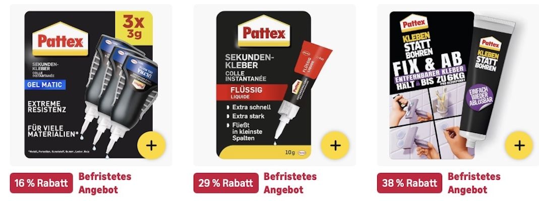 👨🏻‍🔧 Amazon: Bis zu  60% Sale auf Pattex – Montage  & Spezialkleber etc. 👉🏻 650g Kraftkleber für 10€ (statt 14€)