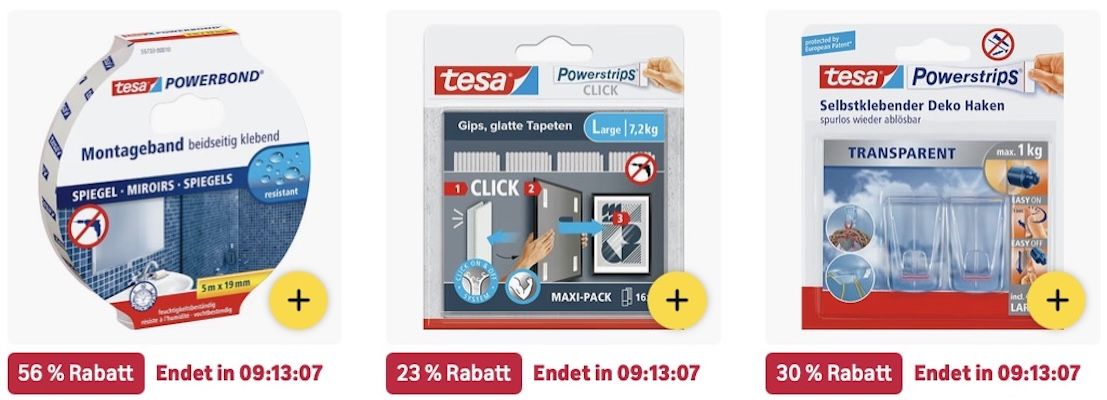 📦 Amazon: tesa Sale mit bis zu -56% z.B. 5m x 19mm Montageband für 10€ (statt 16€) 📦 Amazon: tesa Sale mit bis zu 56% z.B. 5m x 19mm Montageband für 10€ (statt 16€)