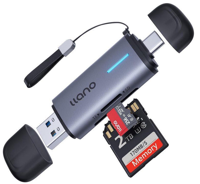💾 llano USB & USB C SD Kartenleser für 6,99€ (statt 10€)