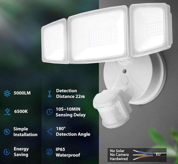💡 Onforu 55W LED Außenstrahler mit Bewegungsmelder für 24,99€ (statt 50€)