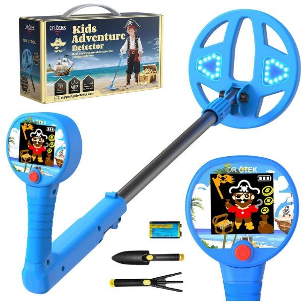 💍 DR.ÖTEK MT9 AIR Metalldetektor für Kinder mit Farb-LCD für 14,99€ (statt 30€)