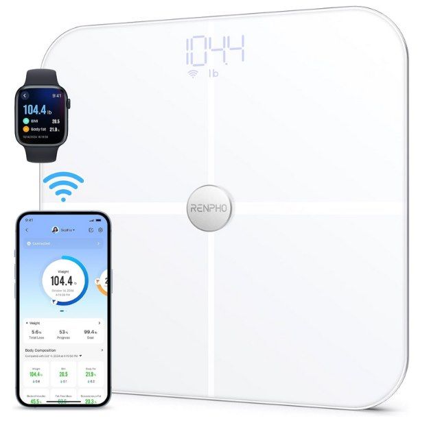 ⚖️ RENPHO Elis Aspire Körperfettwaage mit App Anbindung für 26,41€ (statt 33€)