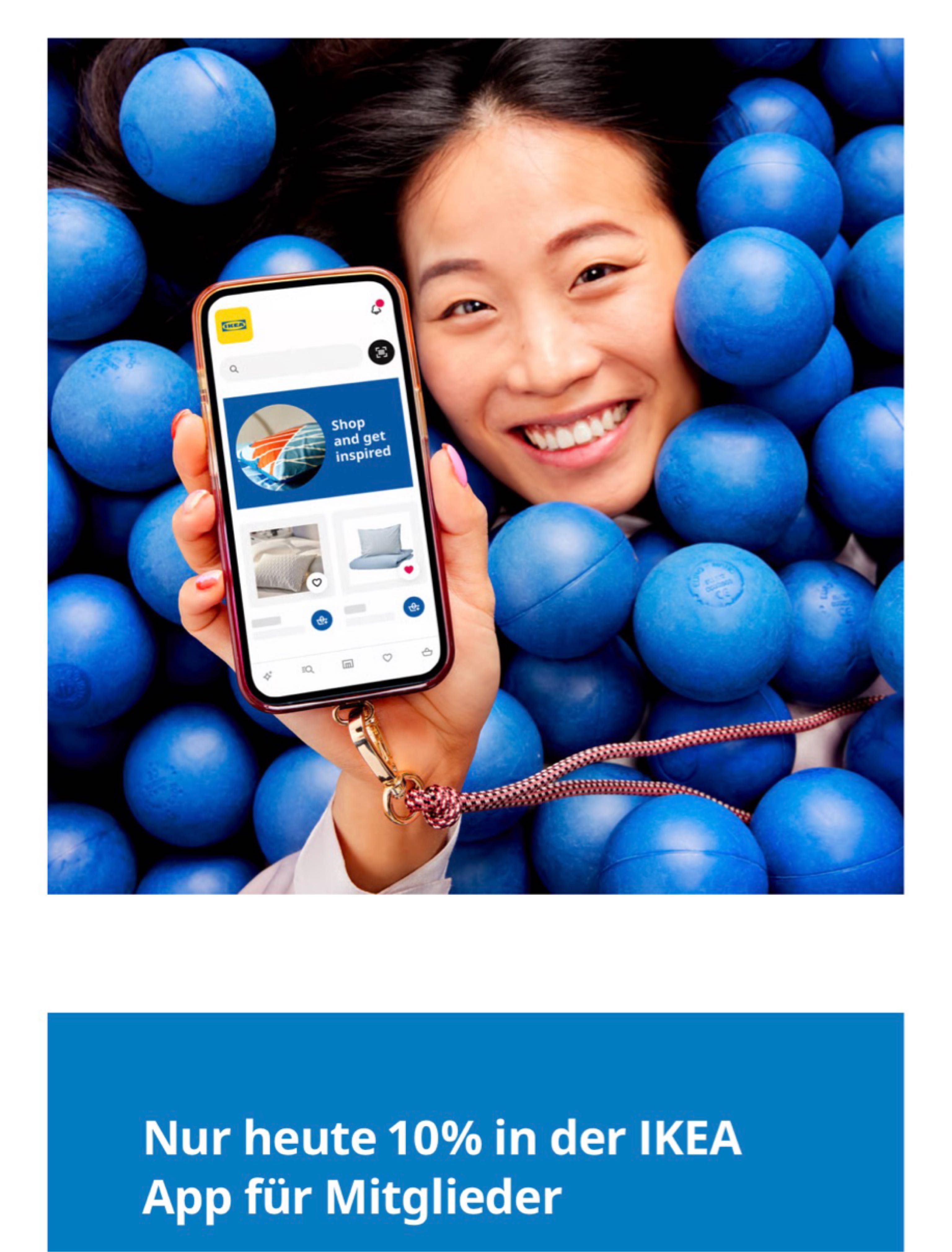 Nur heute 10% in der IKEA App für Mitglieder Nur heute 10% in der IKEA App für Mitglieder