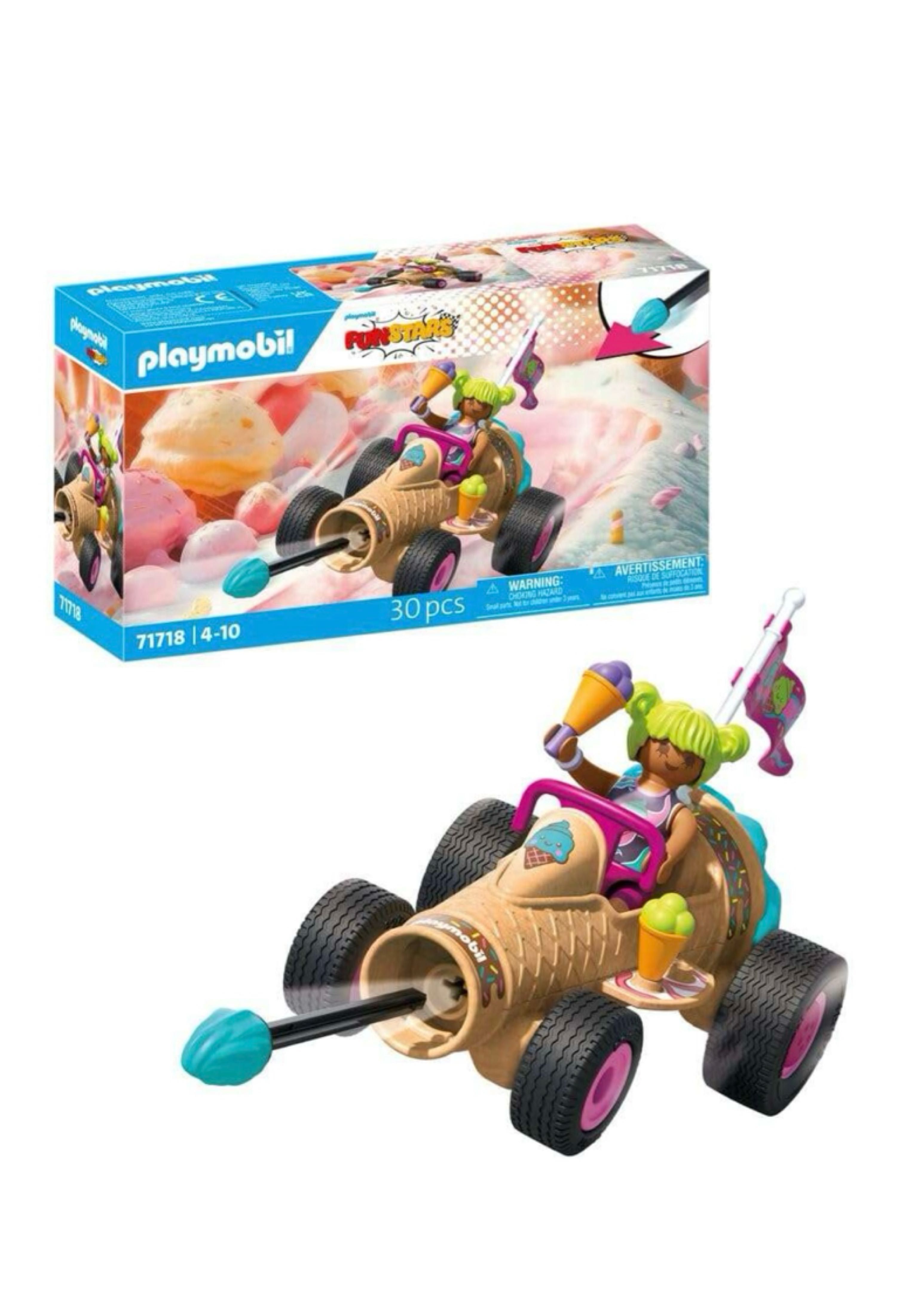 PLAYMOBIL | Fun Stars | Rasende Eistüte | Spielzeug ab 4 Jahren  für 7,49€