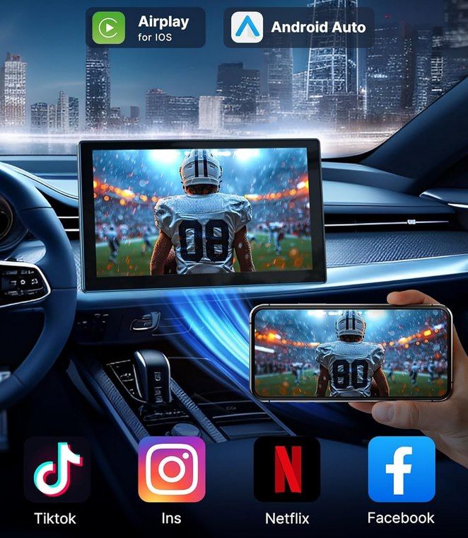 🚗 Jzones Q9S Carplay & Android Auto Display + Dashcam & Rückfahrkamera für 61,74€ (statt 120€) 🚗 Jzones Q9S Carplay & Android Auto Display + Dashcam & Rückfahrkamera für 61,74€ (statt 120€)