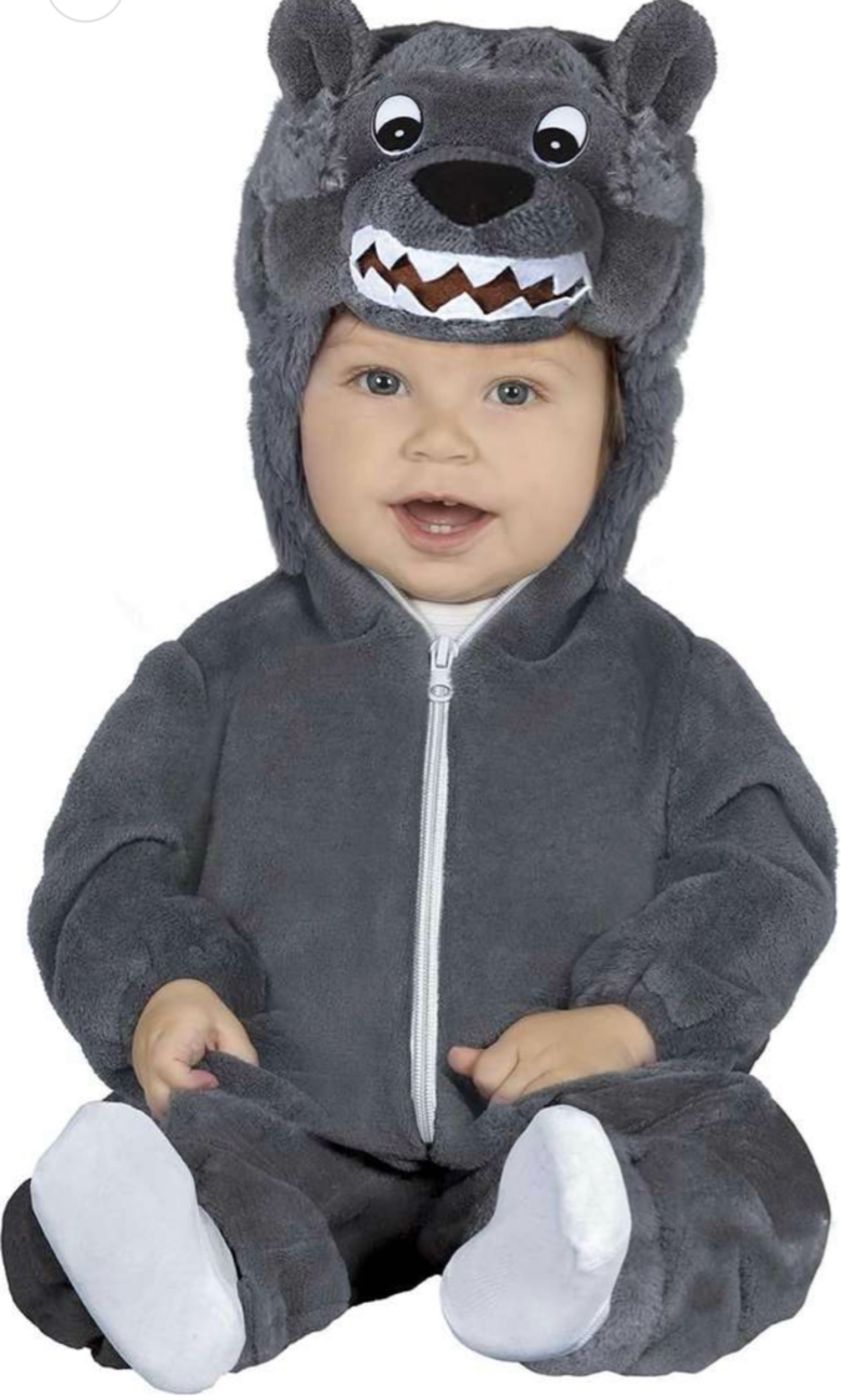 Prime   Süßes Wolf Kostüm für Babys   Größe: 18 24 Monate