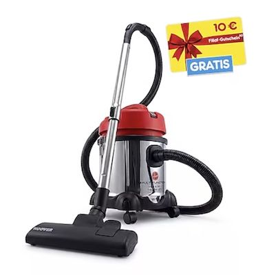 🧹 HOOVER TWDH 1400 Nass-/Trockensauger für 35,94€ (statt 63€) + 10€ Filial-Gutschein