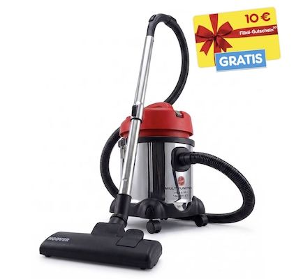 🧹 HOOVER TWDH 1400 Nass /Trockensauger für 40,94€ (statt 65€) + 10€ Filial Gutschein