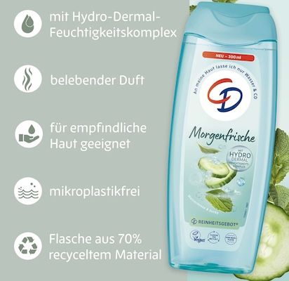 🚿 4x CD Dusche Morgenfrische, 300 ml ab 3,60€ (statt 7€)