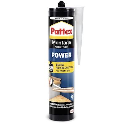 💪 Pattex Montagekleber Power für innen & außen, 370g für 4€ (statt 8€)