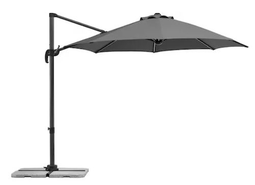 ☀️ Schneider Ampelschirm Rhodos Blacklight, 300cm für 179,75€ (statt 243€)