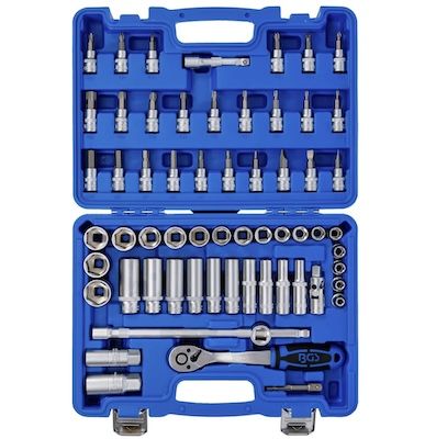 🔧 BGS Steckschlüssel-Satz Sechskant 10 mm (3/8″), 61-tlg. für 52,99€ (statt 67€)
