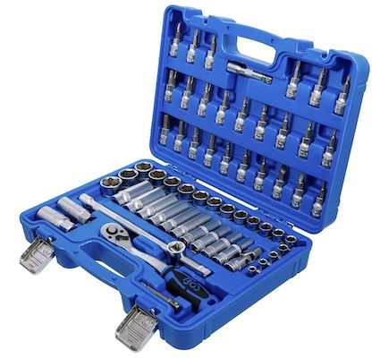 🔧 BGS Steckschlüssel Satz Sechskant 10 mm (3/8), 61 tlg. für 52,99€ (statt 67€)