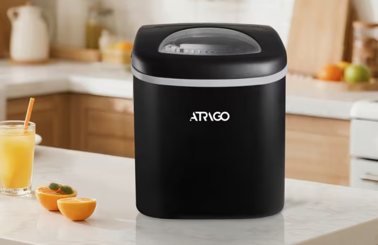 🧊🧊 Atrigo Eiswürfelmaschine 12kg/24h für 39,99€ (statt 56€)