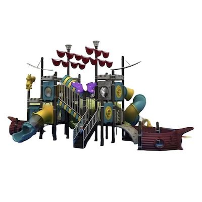 😍 Kindheitstraum 🏴‍☠️ JVMOEBEL Priatenschiff-Spielturm mit Rutsche für 21.303€ (statt 26.629€)