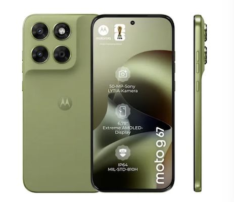 📱 Motorola Moto g67 5G Smartphone mit 256GB für 172€ (statt 217€)